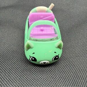 Shopkins Cutie Car Toy  "Mint Sprinter" Convertible Diecast Preowned